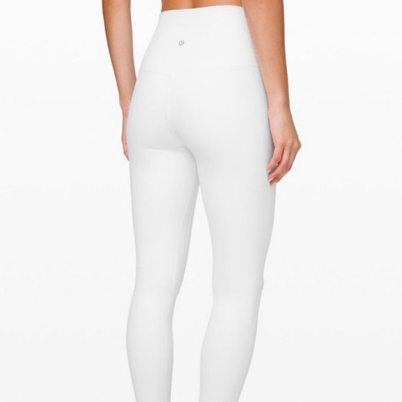 lululemon athletica Pants - NWT LULULEMON WHITE ALIGN Leggings 28” Size 4 GORGEOUS! Perfect